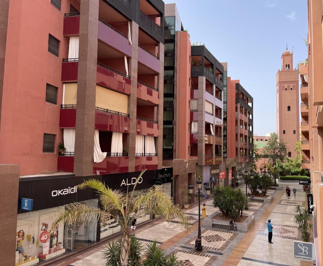 Appartement Haut Standing Gueliz Plaza Avec Vue Marrakesh Exterior photo