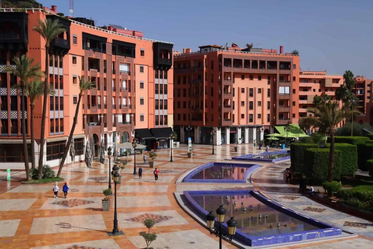 Appartement Haut Standing Gueliz Plaza Avec Vue Marrakesh Exterior photo