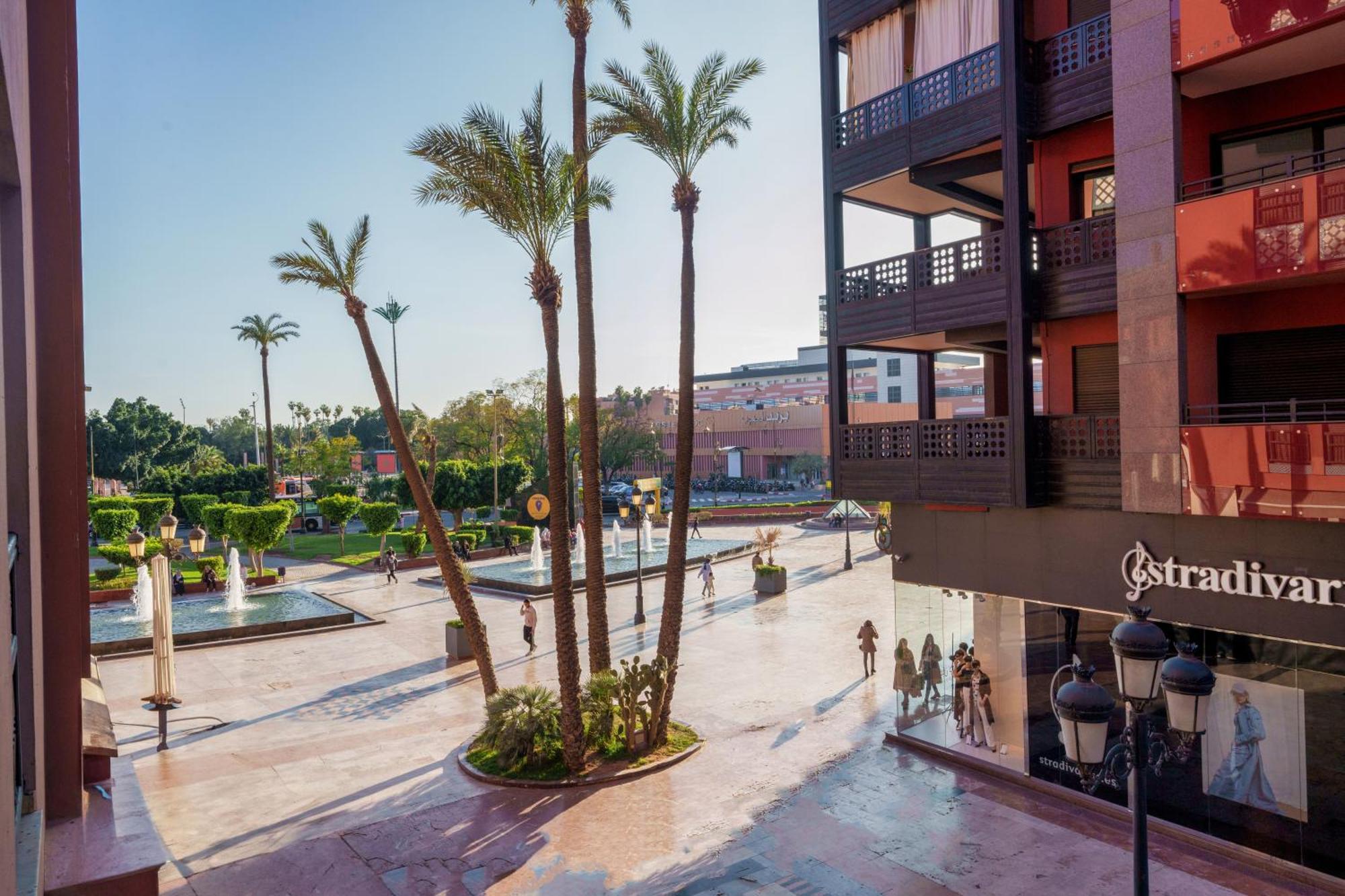 Appartement Haut Standing Gueliz Plaza Avec Vue Marrakesh Exterior photo